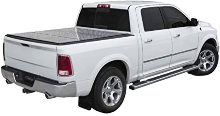 Lomax Diamond Plate Tonneau Cover - Rugged Textured Protection
